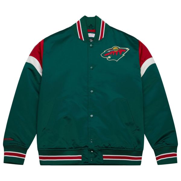 M&N Heavyweight Satin Jacke NHL Minnesota Wild