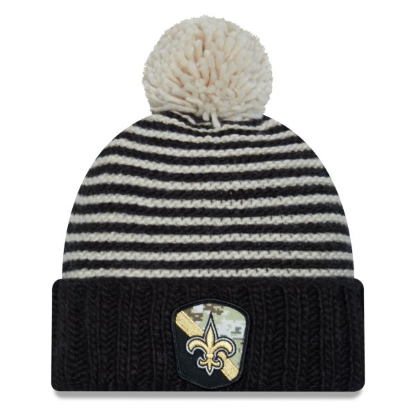 New Era Salute to Service Women's Beanie New Orleans Saints