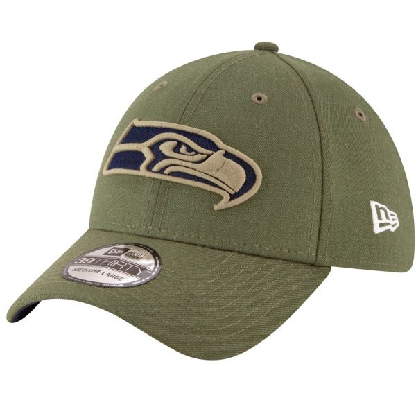 New Era 39Thirty Cap - Salute to Service Seattle Seahawks