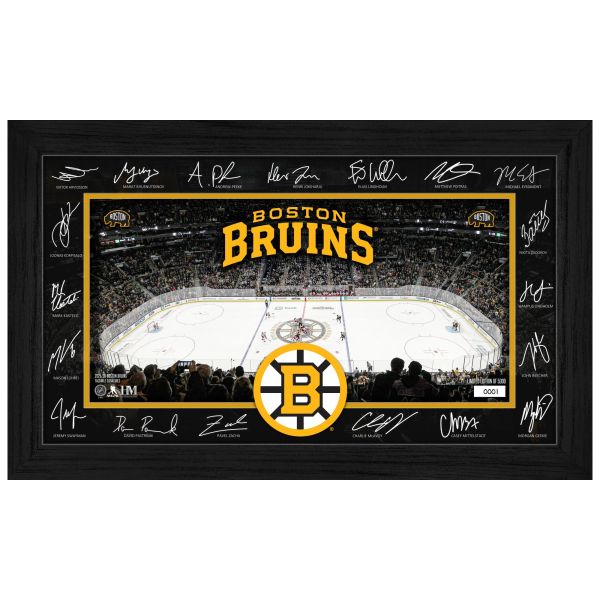Boston Bruins 2025 NHL Signature Rink Frame