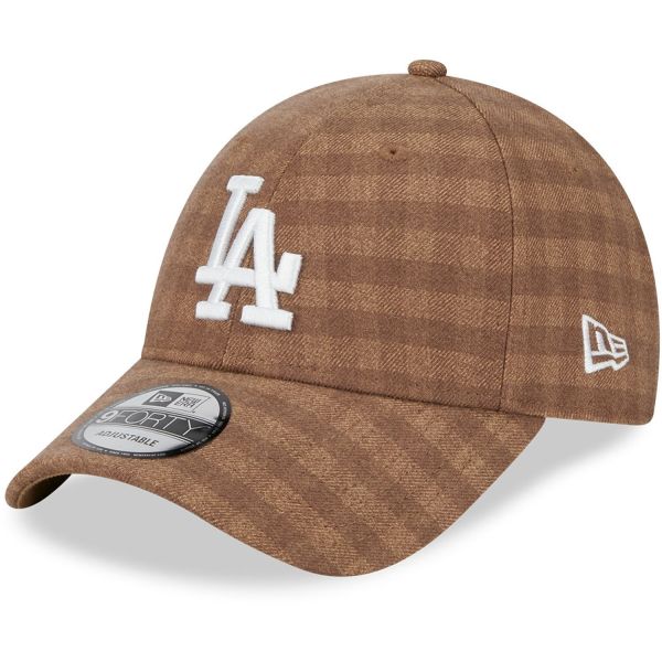 New Era 9Forty Strapback Cap - FLANNEL Los Angeles Dodgers