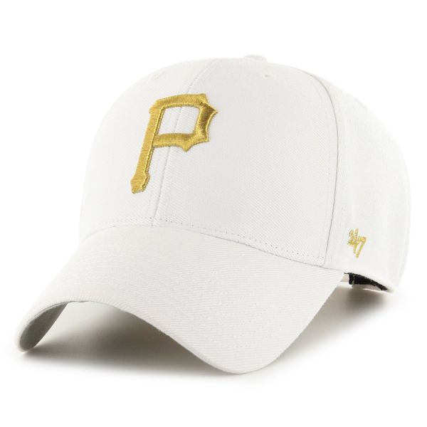 47 Brand Snapback Cap - MLB Metallic Pittsburgh Pirates weiß
