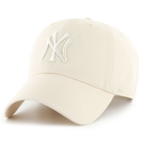 47 Brand Adjustable Cap CLEAN UP New York Yankees natural
