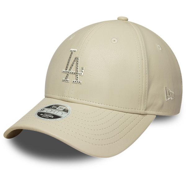 New Era 9Forty Damen Cap - KUNSTLEDER LA Dodgers stone