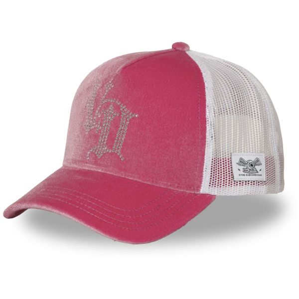 Von Dutch Damen Mesh Trucker Cap - ROYAL pink