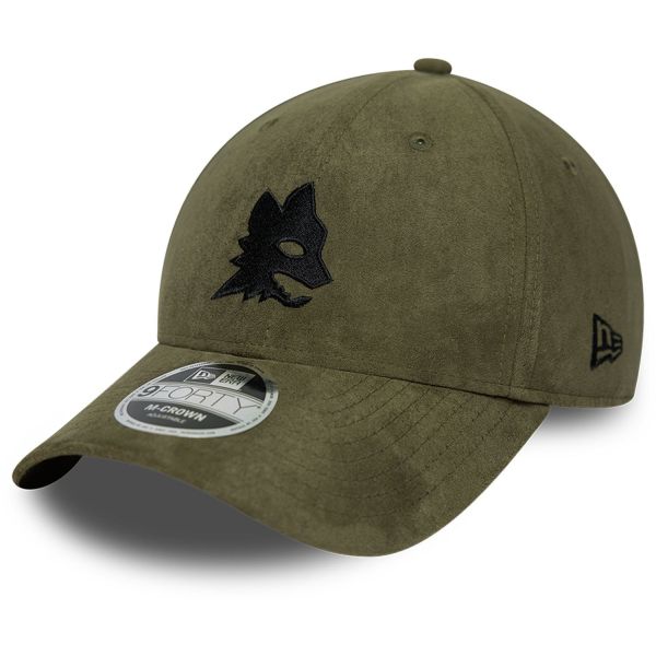 New Era 9Forty Snapback Cap - FAUX SUEDE AS Roma oliv