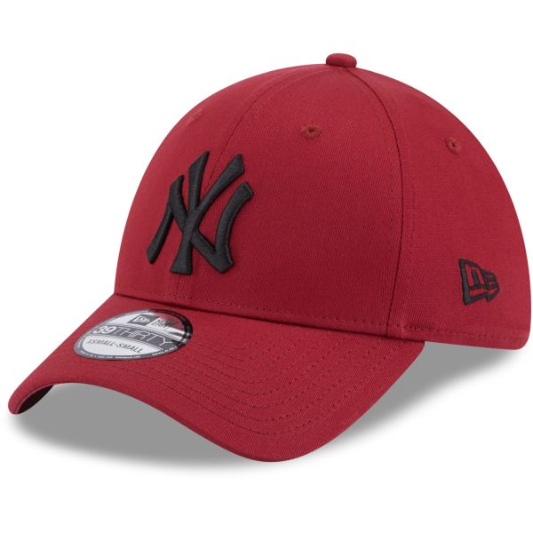 New Era 39Thirty Stretch Cap - New York Yankees cardinal