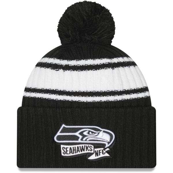 New Era SIDELINE NOIR Bonnet Beanie - Seattle Seahawks