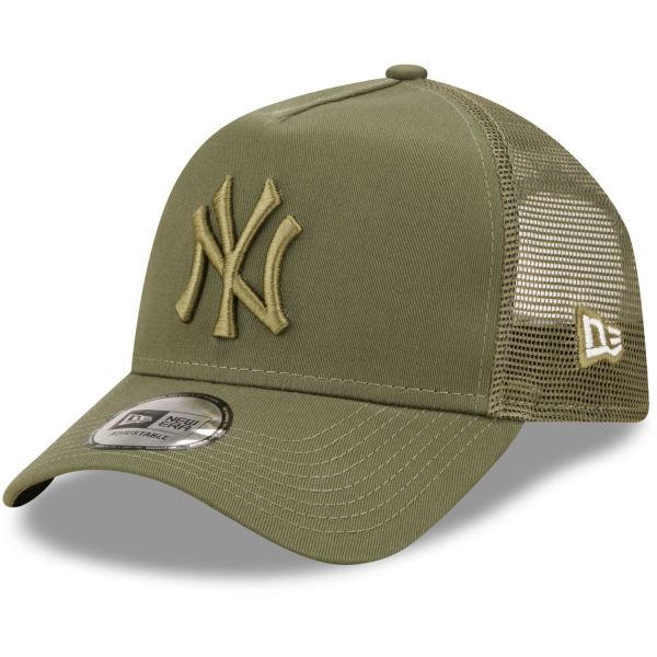 New Era A-Frame Trucker Cap - New York Yankees oliv