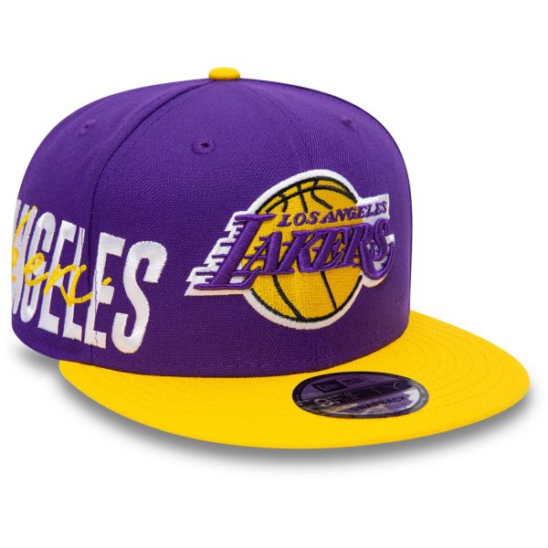 New Era 9Fifty Snapback Cap - SIDEFONT Los Angeles Lakers