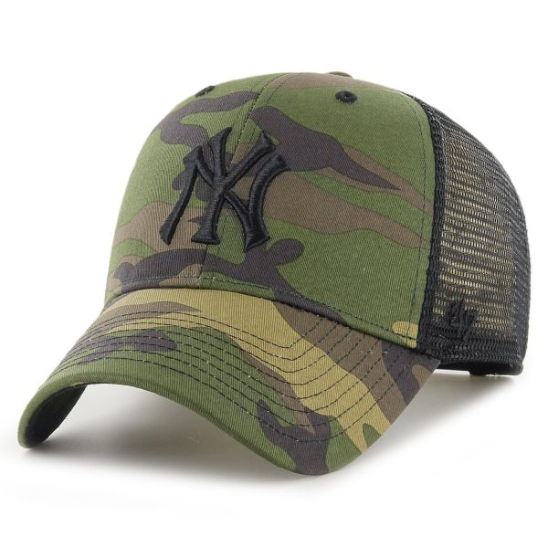 47 Brand Trucker Cap - BRANSON NY Yankees wood camo