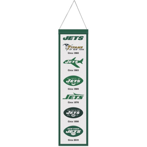 New York Jets EVOLUTION NFL Wool Banner 80x20cm