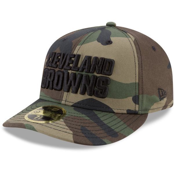 New Era 59Fifty LOW PROFILE Cap - Cleveland Browns wood camo