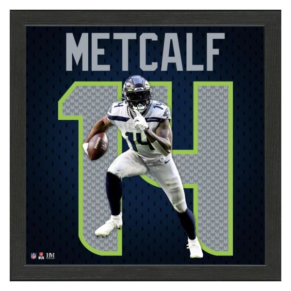 DK Metcalf Seattle Seahawks Jersey Impact Frame