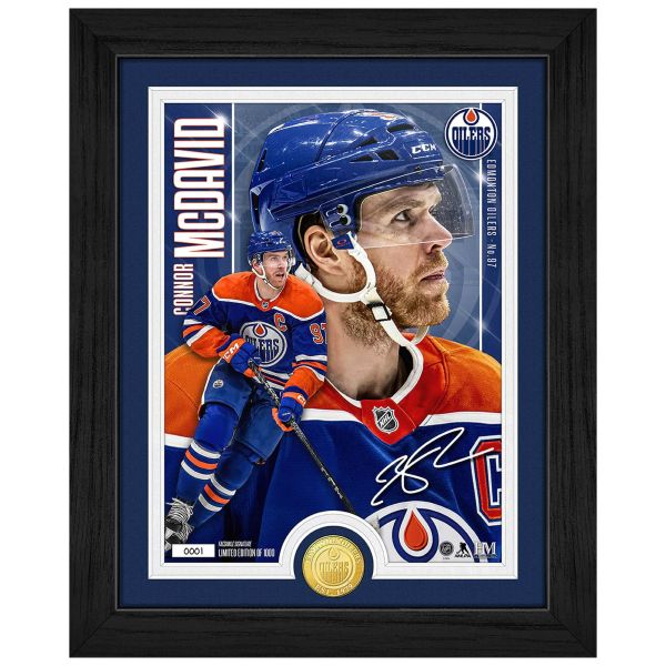 Connor McDavid Edmonton Oilers Coin Artist Mint