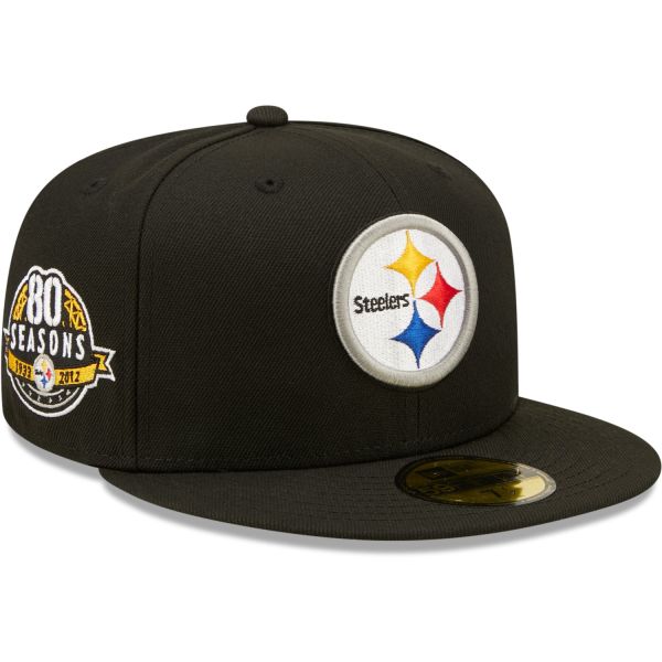 New Era 59Fifty Fitted Cap - Pittsburgh Steelers 80 Seasons