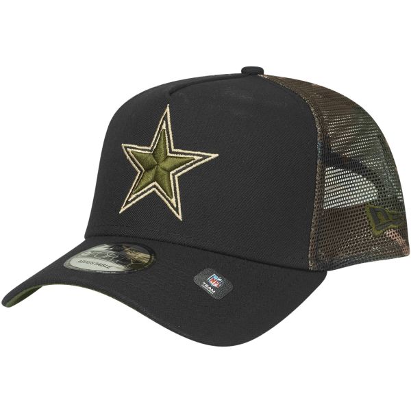 New Era Snapback Trucker Cap - Dallas Cowboys wood camo