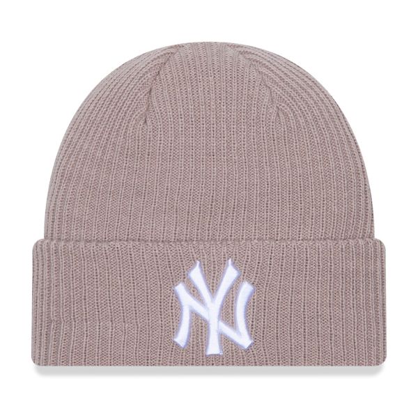 New Era Damen Wintermütze Beanie New York Yankees ash brown