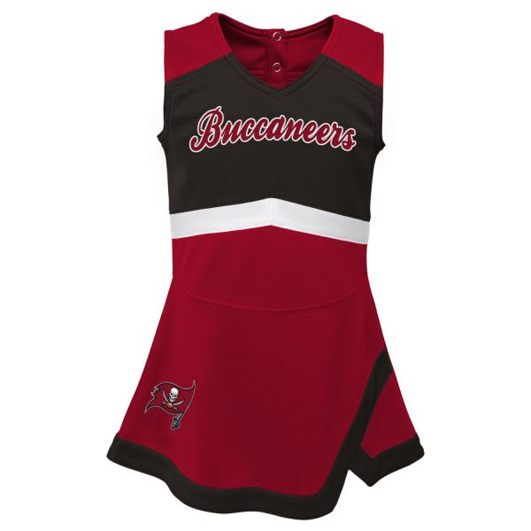 NFL Girls Cheerleader Jumper Dress - Tampa Bay Buccaneers
