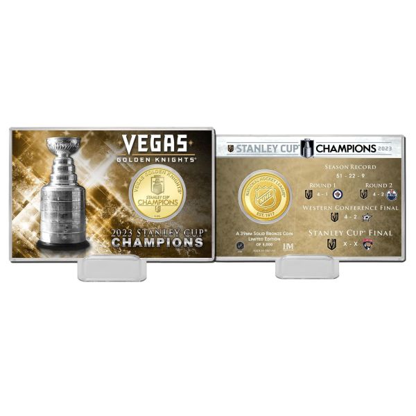 Vegas Golden Knights 2023 NHL Stanley Cup Champions Card