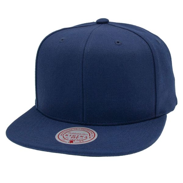 Mitchell & Ness Snapback Cap - HIGH CROWN Blank navy