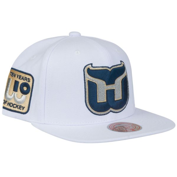 Mitchell & Ness Snapback Cap WINTER WHITE Hartford Whalers