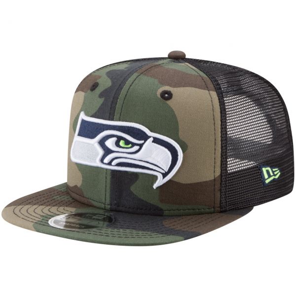 New Era 9Fifty Mesh Snapback Cap Seattle Seahawks wood camo