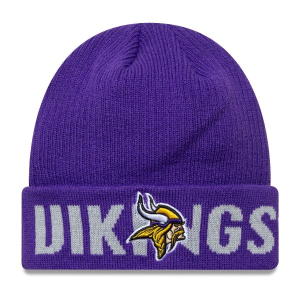 New Era Knit Bonnet d'hiver CUFF Beanie - Minnesota Vikings