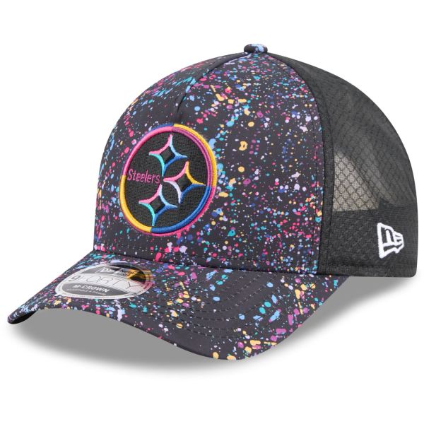 New Era 9Forty Crown Trucker Cap CRUCIAL Pittsburgh Steelers