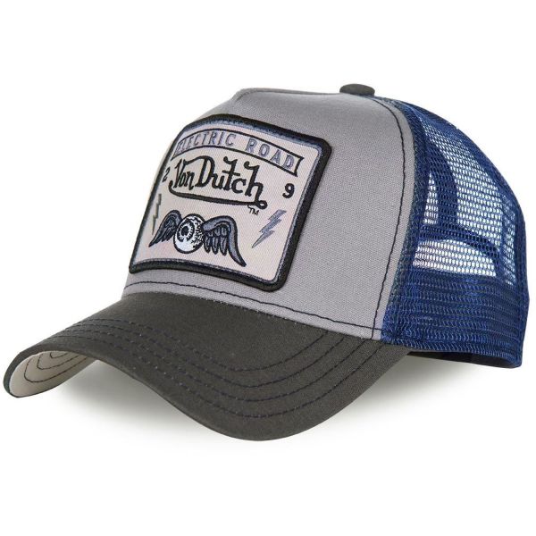Von Dutch Trucker Mesh Snapback Cap - ELECTRIC ROAD