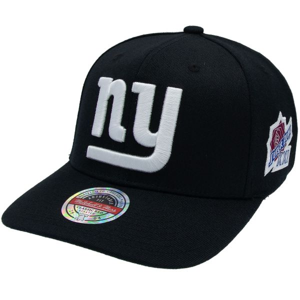 M&N Stretch Snapback Classic Red Cap - New York Giants