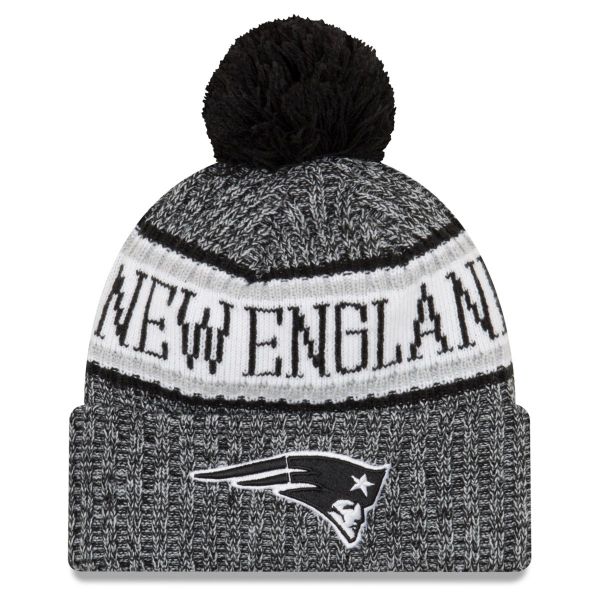 New Era NFL Sideline 2018 Bobble Beanie New England Patriots