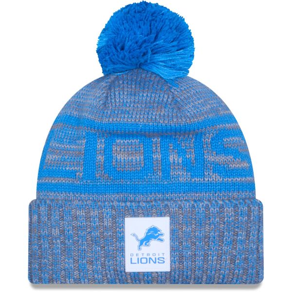 New Era Pompon Bonnet D'Hiver SIDELINE Detroit Lions