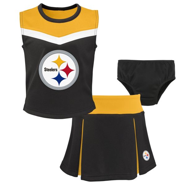 NFL Mädchen Cheerleader Set - Pittsburgh Steelers