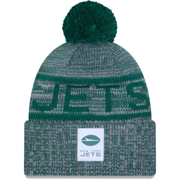 New Era Pompon Bonnet D'Hiver SIDELINE New York Jets