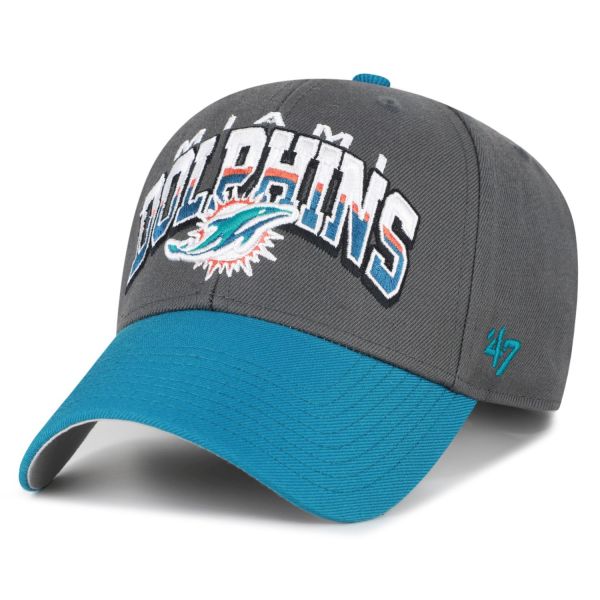 47 Brand Adjustable MVP Cap - SPLIT BLOCK Miami Dolphins
