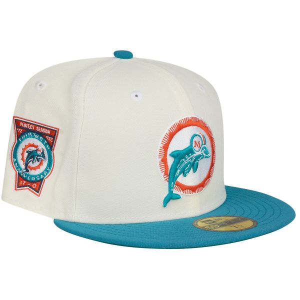 New Era 59Fifty Fitted Cap - SIDEPATCH Miami Dolphins