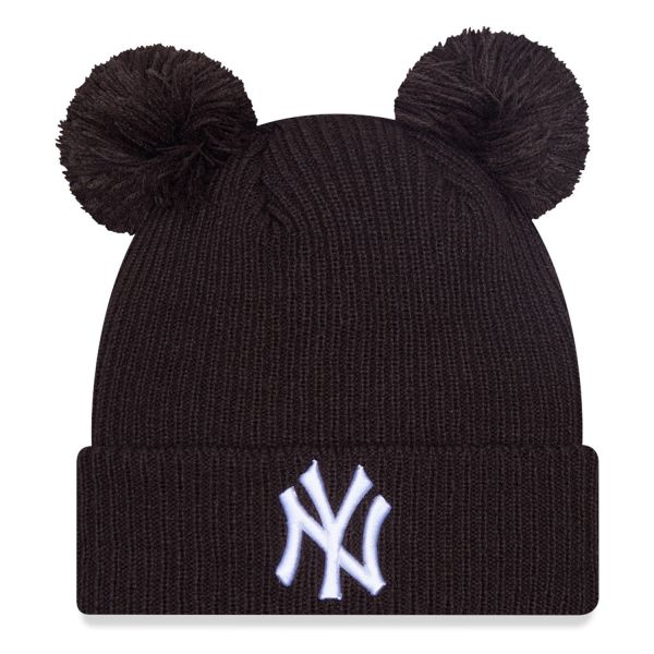 New Era Women's Winter DOUBLE BOBBLE Beanie - NY Yankees