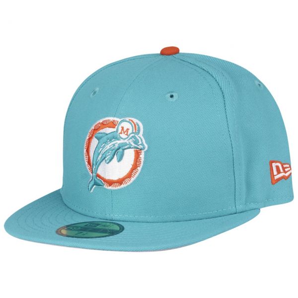 New Era 59Fifty Cap - NFL RETRO Miami Dolphins aqua