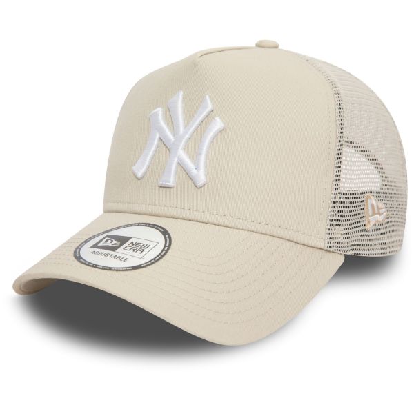 New Era A-Frame Mesh Trucker Cap - New York Yankees stone