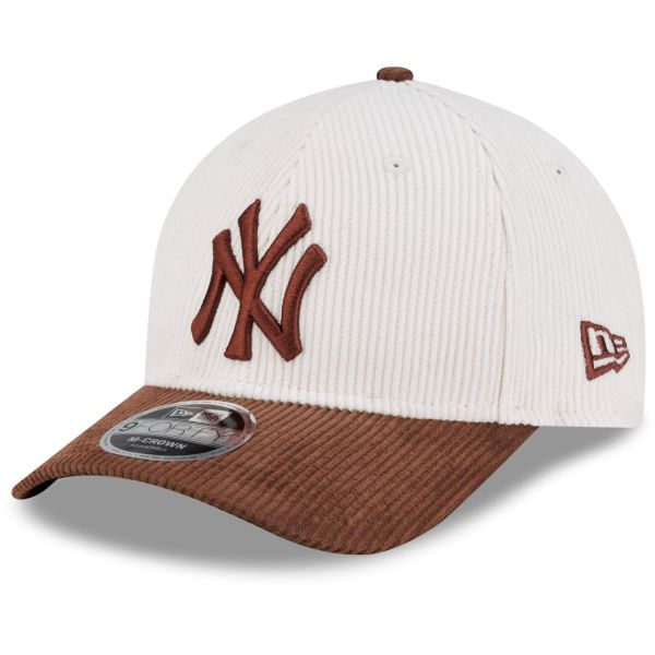 New Era 9Forty M-Crown Cap - CORD New York Yankees beige