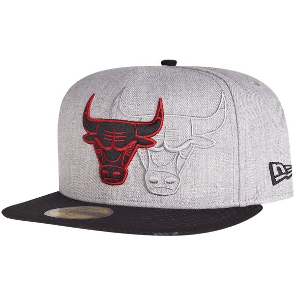 New Era 59Fifty Cap - SCREENING NBA Chicago Bulls grau