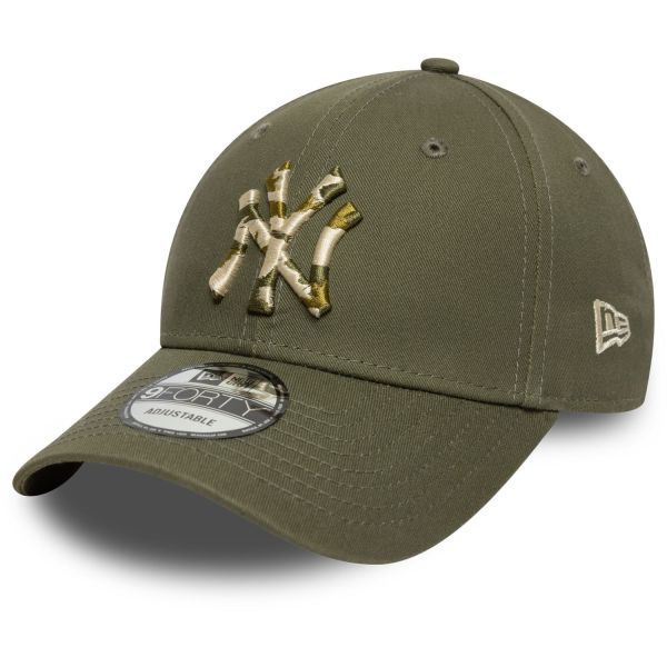 New Era 9Forty Strapback Cap - INFILL New York Yankees olive
