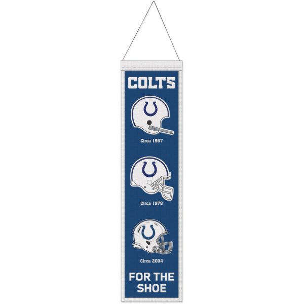 Indianapolis Colts EVOLUTION NFL Wool Banner 80x20cm