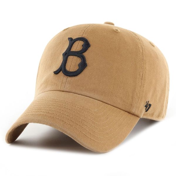 47 Brand Strapback Cap - CLEAN UP Los Angeles Dodgers camel