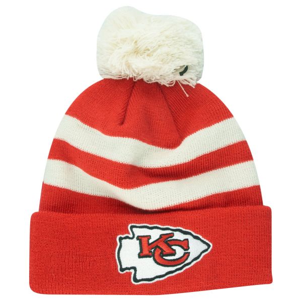 New Era Knit Winter Beanie - IVORY Kansas City Chiefs