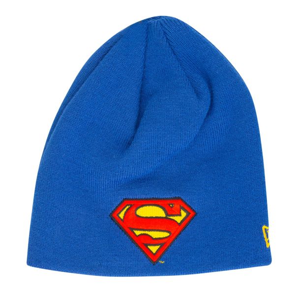 New Era Knit Bonnet d'hiver SKULL Beanie - SUPERMAN royal