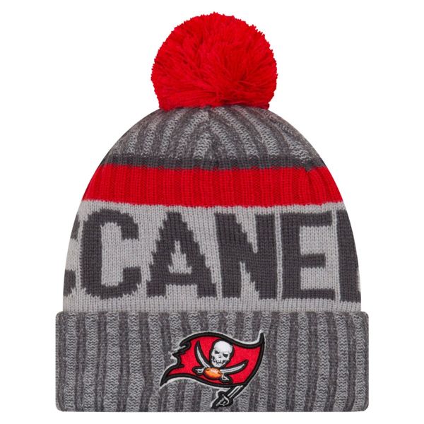 New Era NFL SIDELINE 2017 Bobble Beanie Tampa Bay Buccaneers