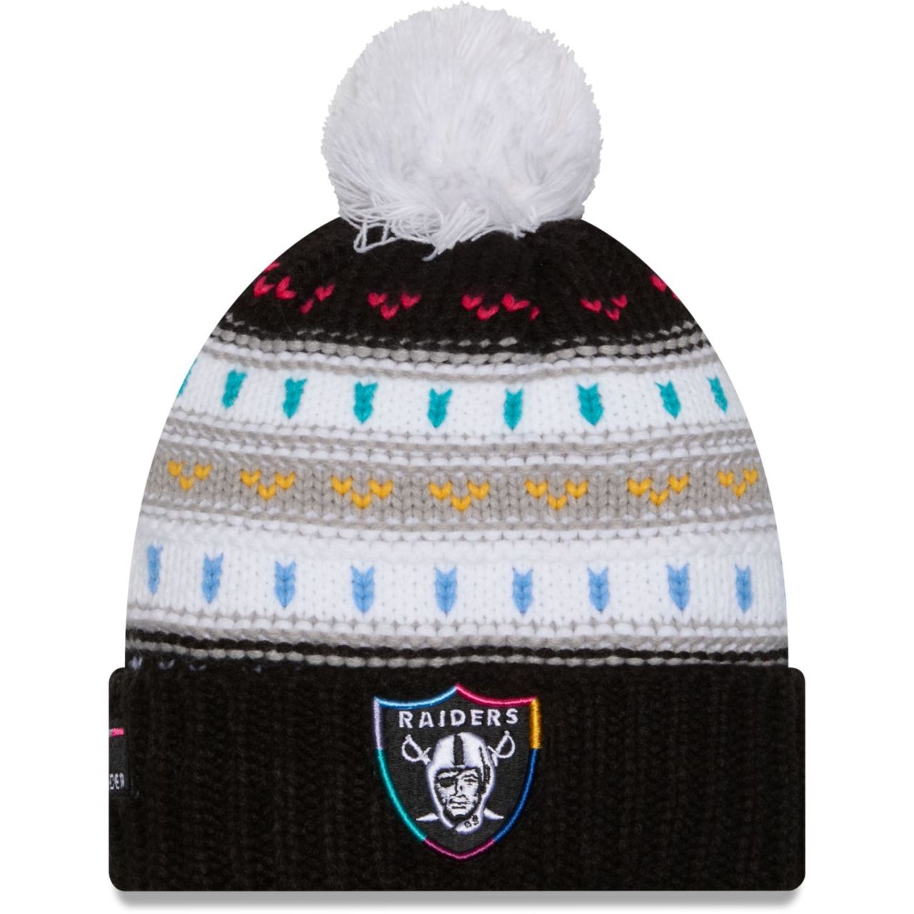 New Era Damen Winter Mütze CRUCIAL CATCH Las Vegas Raiders