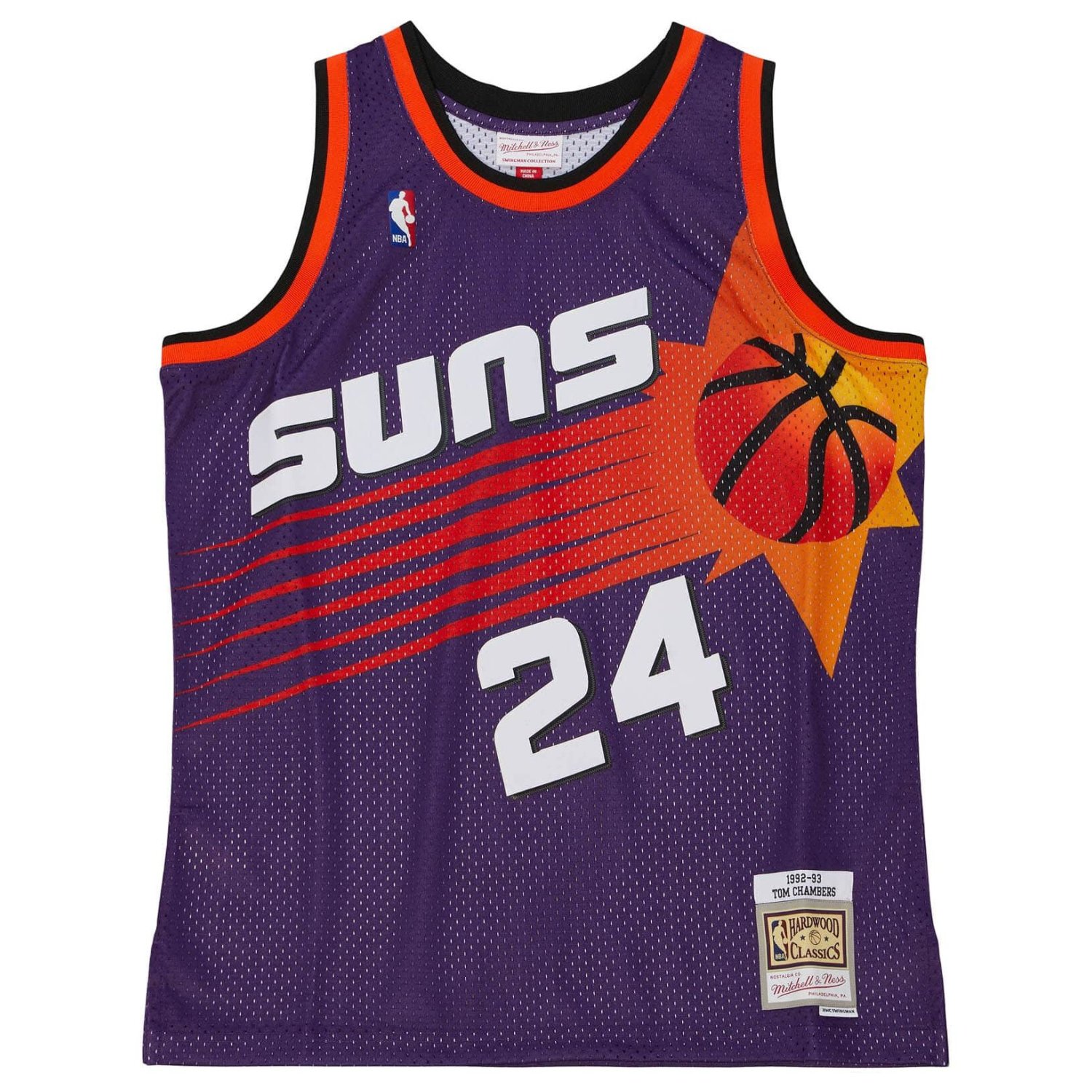 Mitchell & Ness Swingman Tom Chambers Phoenix Suns Road 1992-93 Jersey